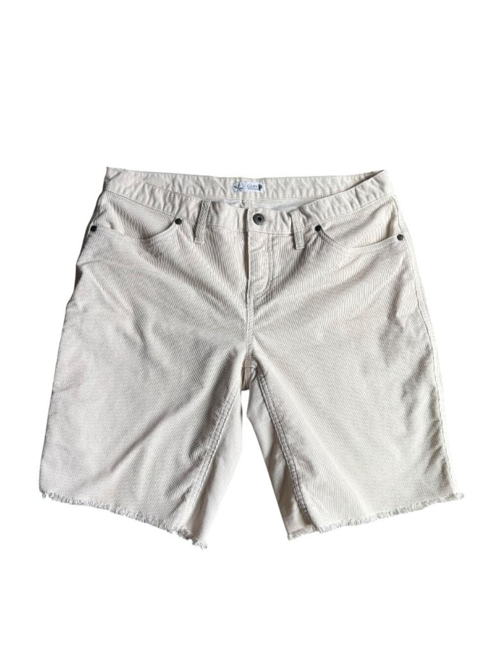 Carve Designs Corduroy Oahu Bermuda Shorts Womens Size 8 Tan